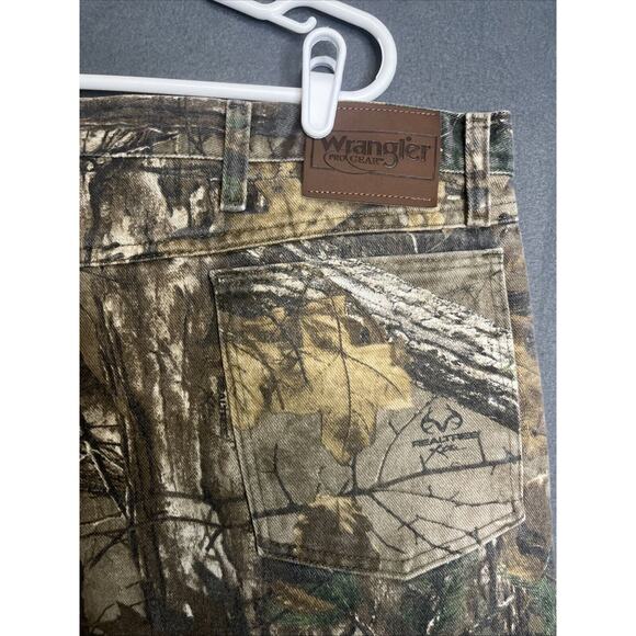 Wrangler Pro Gear Realtree Camo Insulated Pants Mens Hunting Jeans 44x30 PG001AX - Picture 7 of 9